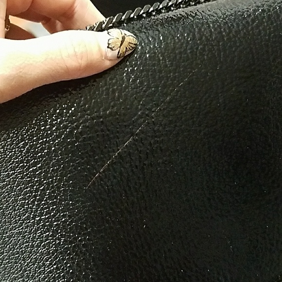 Sold*****Valentino demilune goat skin black ombre - Picture 5 of 8